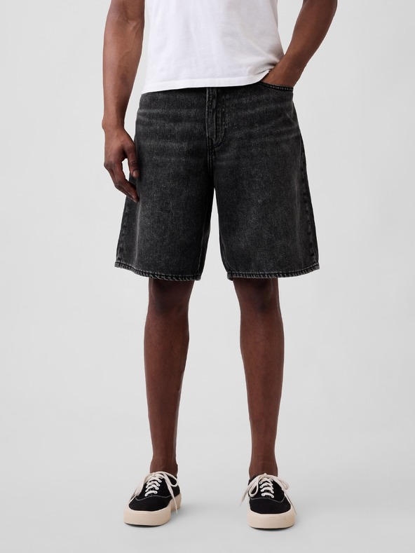 GAP Džínsové kraťasy Loose SuperSoft GAP