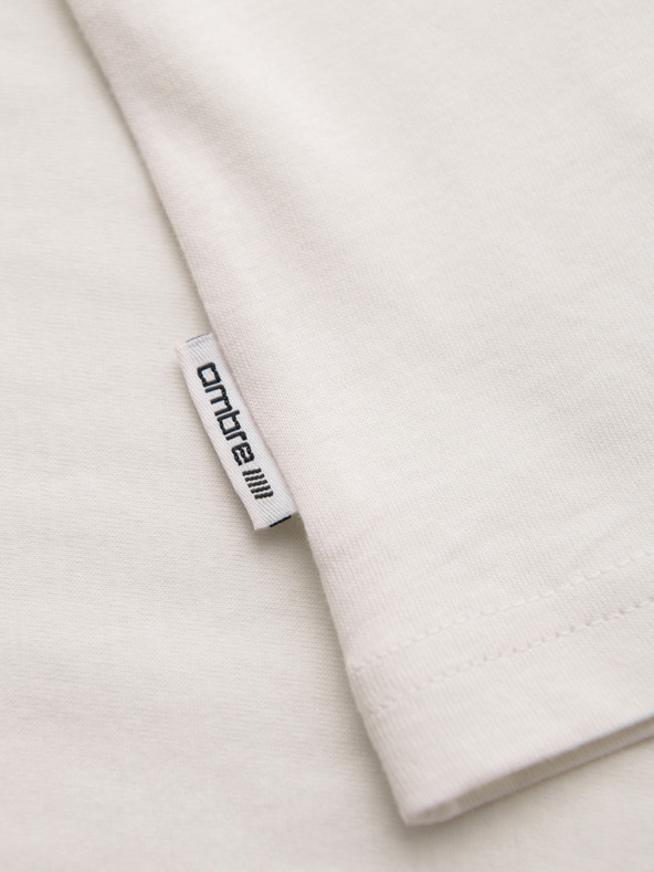 Ombre Clothing Pánske bavlnené tielko BASIC - biele V1 OM-TSBT-0272 Ombre Clothing