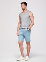 Ombre Clothing Pánske bavlnené tielko BASIC - šedý melanž V2 OM-TSBT-0272 Ombre Clothing