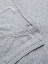Ombre Clothing Pánske bavlnené tielko BASIC - šedý melanž V2 OM-TSBT-0272 Ombre Clothing