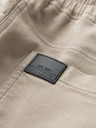 Ombre Clothing Pánske pletené tepláky so záhybmi sivá Ombre Oblečenie