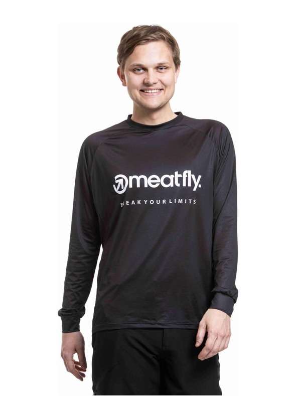 Meatfly Meatfly pánsky bike dres Cliff Black