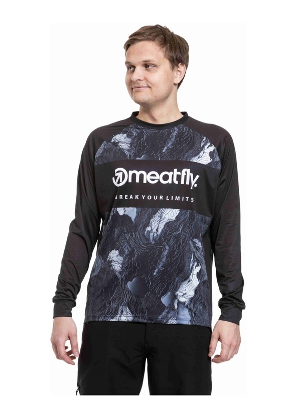 Meatfly Meatfly pánsky bike dres Cliff Deep Lake / Black