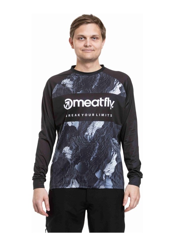 Meatfly Meatfly pánsky bike dres Cliff Deep Lake / Black