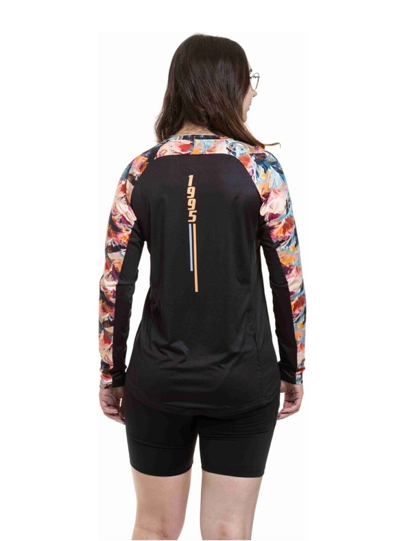 Meatfly Meatfly dámsky bike dres Leah Color Mountains / Black