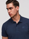 Ombre Clothing Pánska bavlnená polokošeľa BASIC - čierna/tmavo modrá/biela V1 OM-POBS-0171 Ombre Clothing