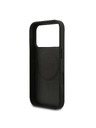 Guess Guess PU Leather 4G Colored Ring MagSafe Zadný Kryt pre iPhone 17 Pro Black
