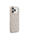 Guess Guess PU Leather 4G Gold Frame MagSafe Zadný Kryt pre iPhone 17 Pro Max Pink