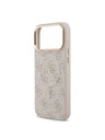 Guess Guess PU Leather 4G Gold Frame MagSafe Zadný Kryt pre iPhone 17 Pro Max Pink