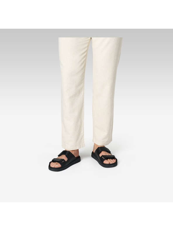 Geox Čierne pánske sandále Geox Flextride S