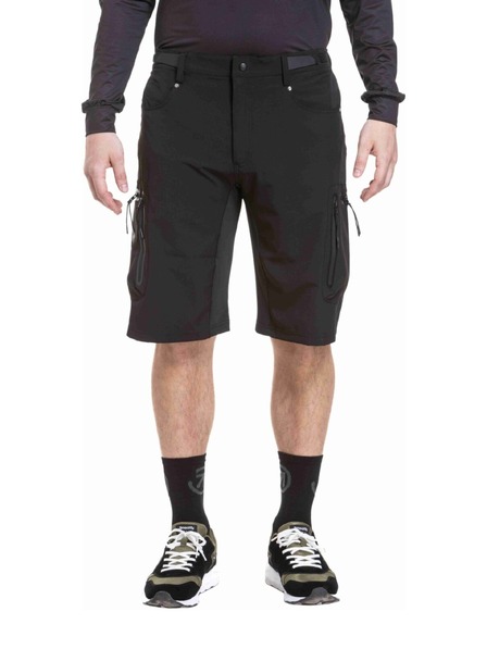 Meatfly Meatfly pánske cyklistické šortky Duke Black / Gray