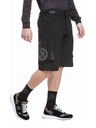 Meatfly Meatfly pánske cyklistické šortky Duke Black / Gray