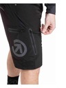 Meatfly Meatfly pánske cyklistické šortky Duke Black / Gray