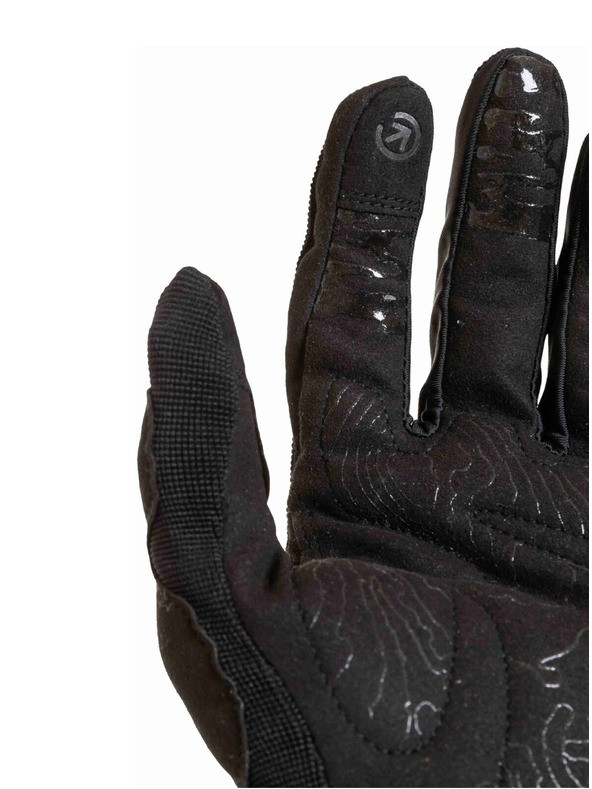 Meatfly Meatfly cyklistické rukavice Irvin Black