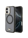 Lacoste Lacoste PC/TPU Frosted Finish Gold Logo MagSafe Zadný Kryt pre iPhone 17 Black