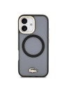 Lacoste Lacoste PC/TPU Frosted Finish Gold Logo MagSafe Zadný Kryt pre iPhone 17 Black