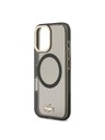 Lacoste Lacoste PC/TPU Frosted Finish Gold Logo MagSafe Zadný Kryt pre iPhone 17 Black