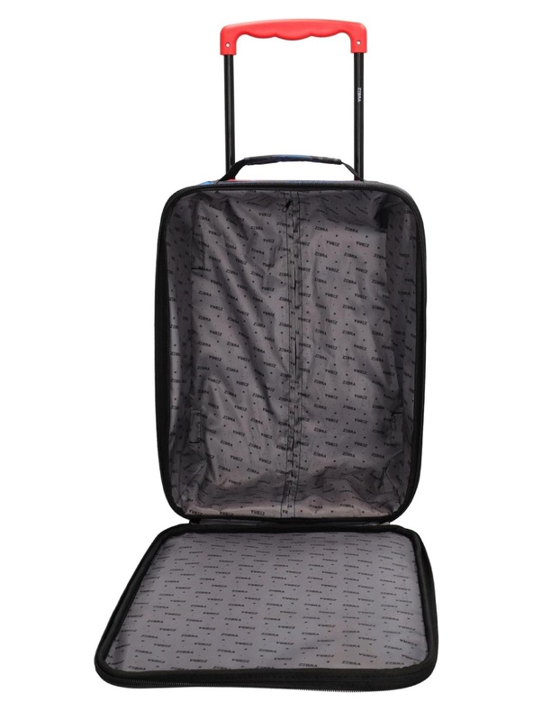 Zebra Trends Detský kufor Zebra Adventurer 21724 Black