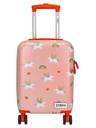 Zebra Trends Detský kufor Zebra Adventurer 21492 Pink