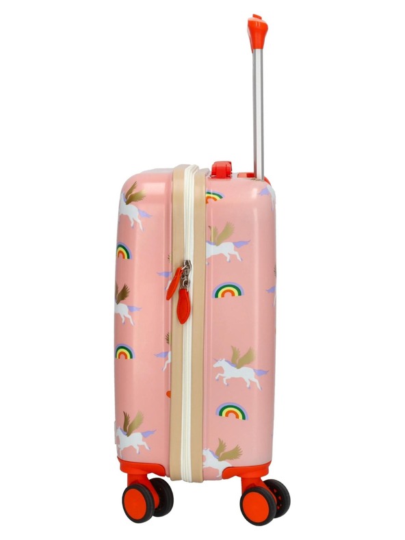 Zebra Trends Detský kufor Zebra Adventurer 21492 Pink