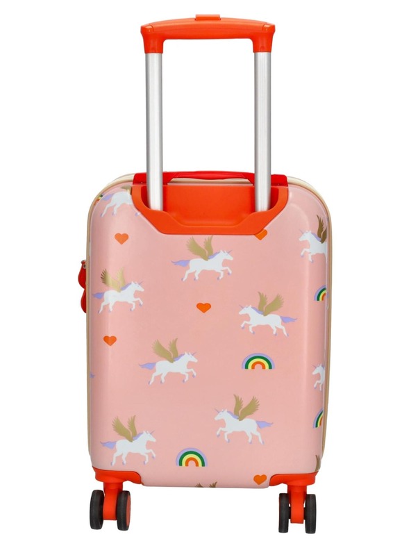 Zebra Trends Detský kufor Zebra Adventurer 21492 Pink