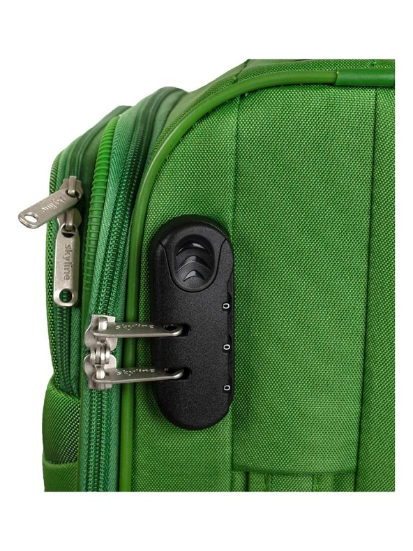 Skyline Cestovný kufor Skyline Orlando 4w S Green