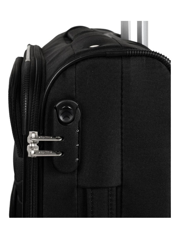 Skyline Cestovný kufor Skyline Orlando 4w S Black