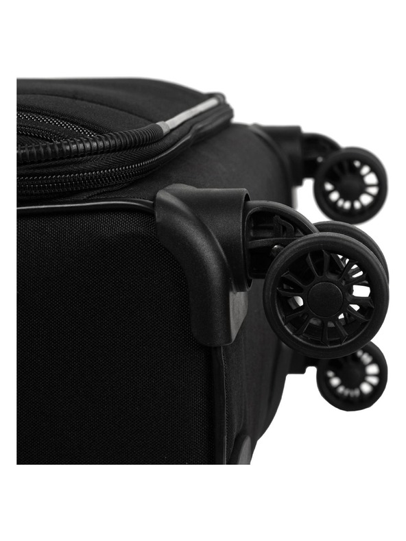 Skyline Cestovný kufor Skyline Orlando 4w S Black