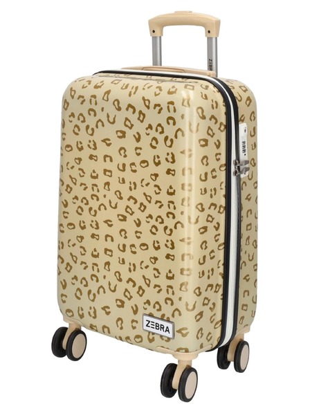 Zebra Trends Cestovný kufor Zebra Travel 21493 S Gold