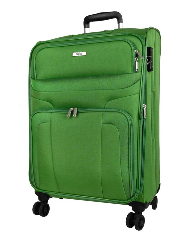 Skyline Cestovný kufor Skyline Orlando 4w M Green