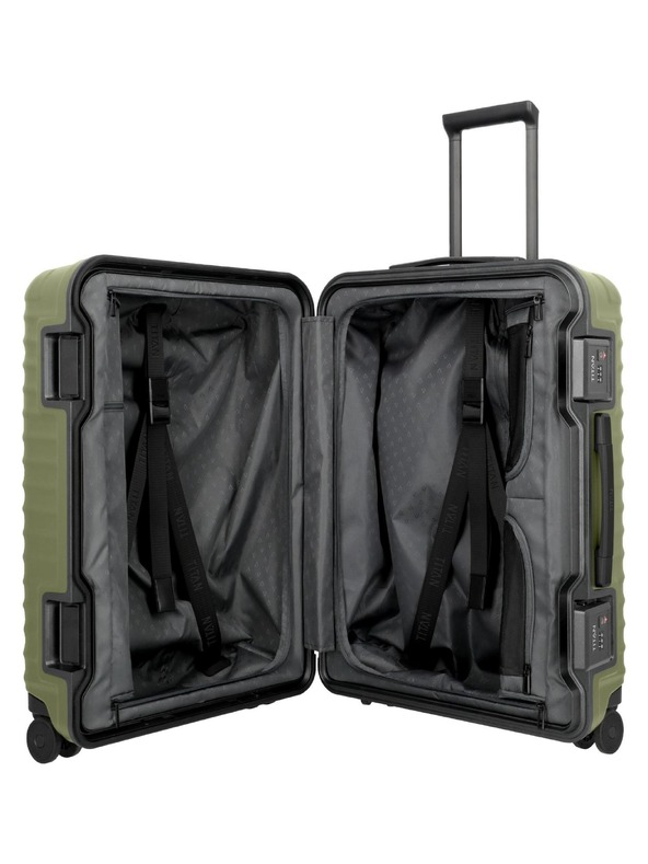 Titan Cestovný kufor Titan Overseas M plus Forest green
