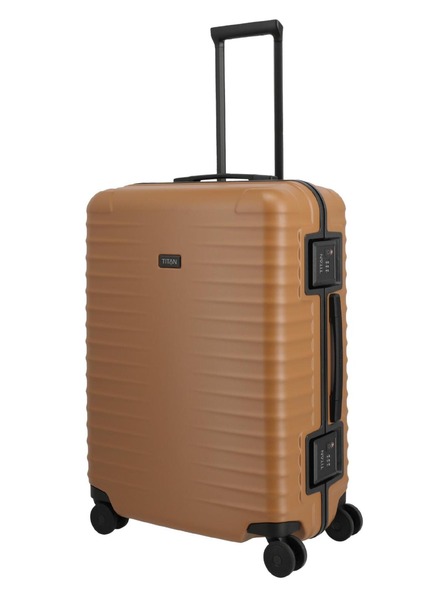 Titan Cestovný kufor Titan Overseas M plus Canyon bronze