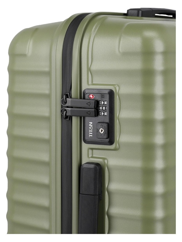 Titan Cestovný kufor Titan Upgrade M plus Forest green