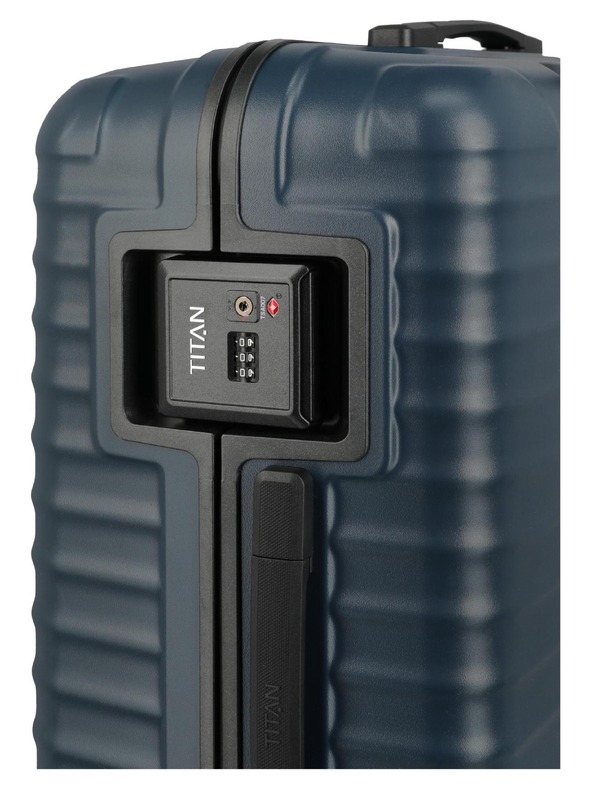 Titan Cestovný kufor Titan Overseas M plus Midnight blue