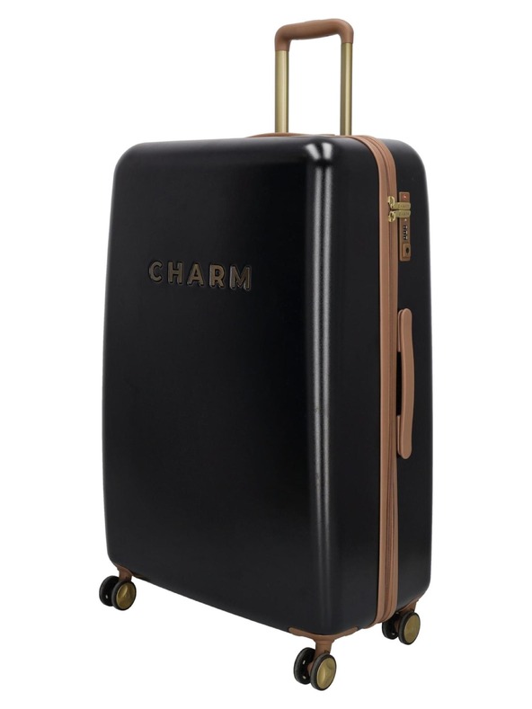 Charm London Cestovný kufor Charm London Capetown L Black