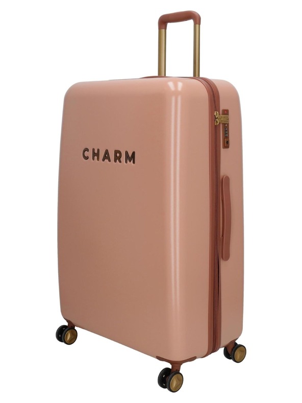 Charm London Cestovný kufor Charm London Capetown L Pink