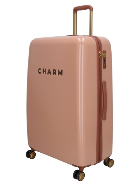 Charm London Cestovný kufor Charm London Capetown L Pink