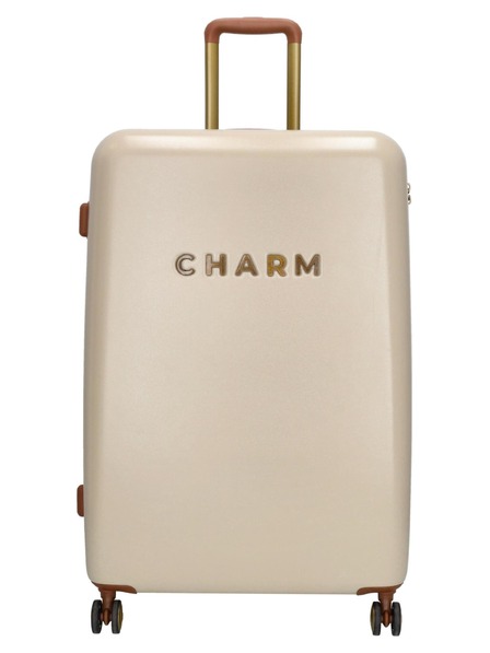 Charm London Cestovný kufor Charm London Capetown L Beige
