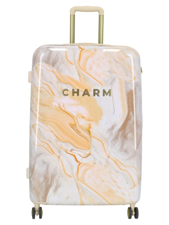Charm London Cestovný kufor Charm London 23169 L Cream
