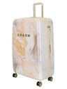 Charm London Cestovný kufor Charm London 23169 L Cream