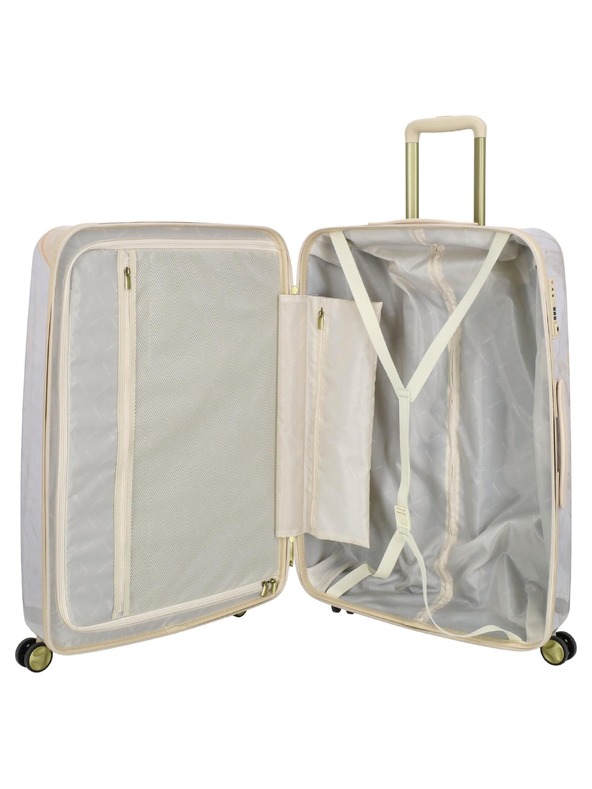 Charm London Cestovný kufor Charm London 23169 L Cream