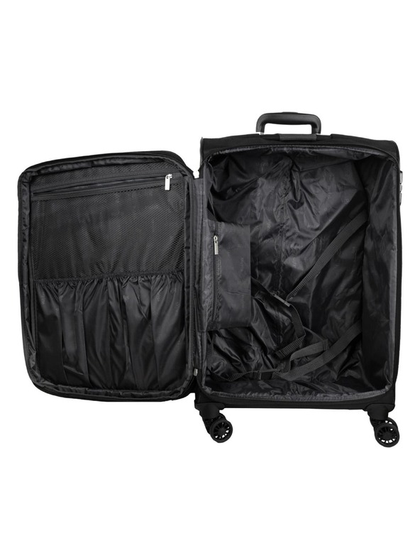 Skyline Cestovný kufor Skyline Orlando 4w L Black