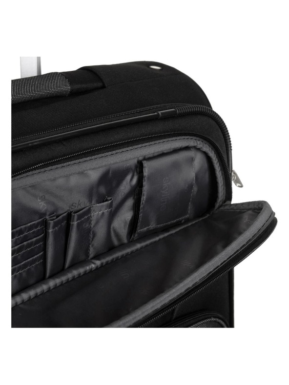 Skyline Cestovný kufor Skyline Orlando 4w L Black