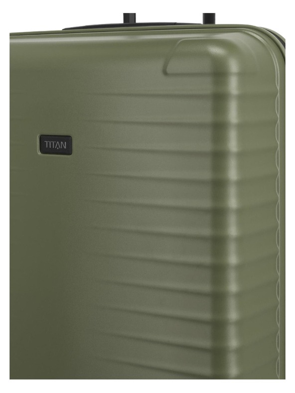 Titan Cestovný kufor Titan Upgrade L Forest green