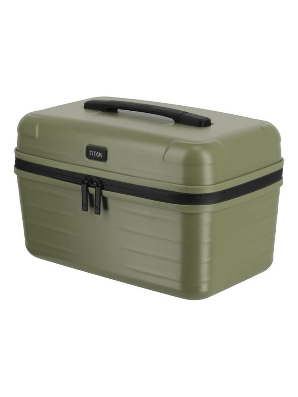 Titan Kozmetická kufrík Titan Upgrade Beautycase Forest green