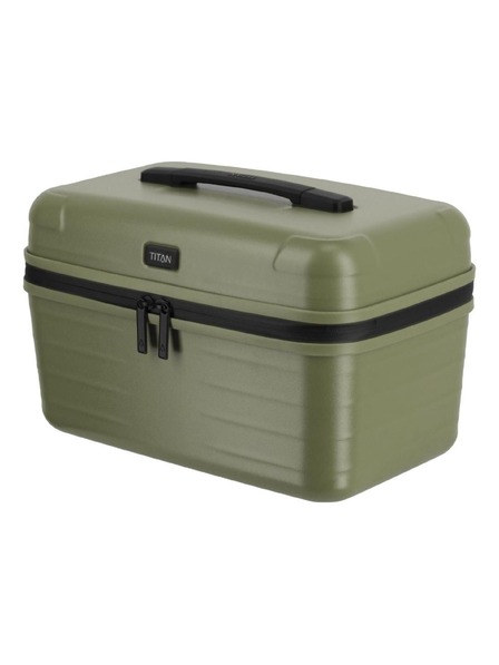 Titan Kozmetická kufrík Titan Upgrade Beautycase Forest green