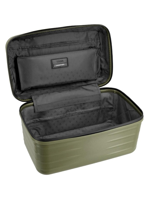 Titan Kozmetická kufrík Titan Upgrade Beautycase Forest green
