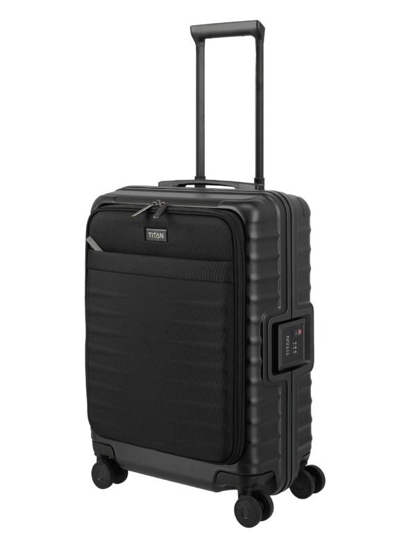 Titan Cestovný kufor Titan Overseas S Front pocket Nightshade black