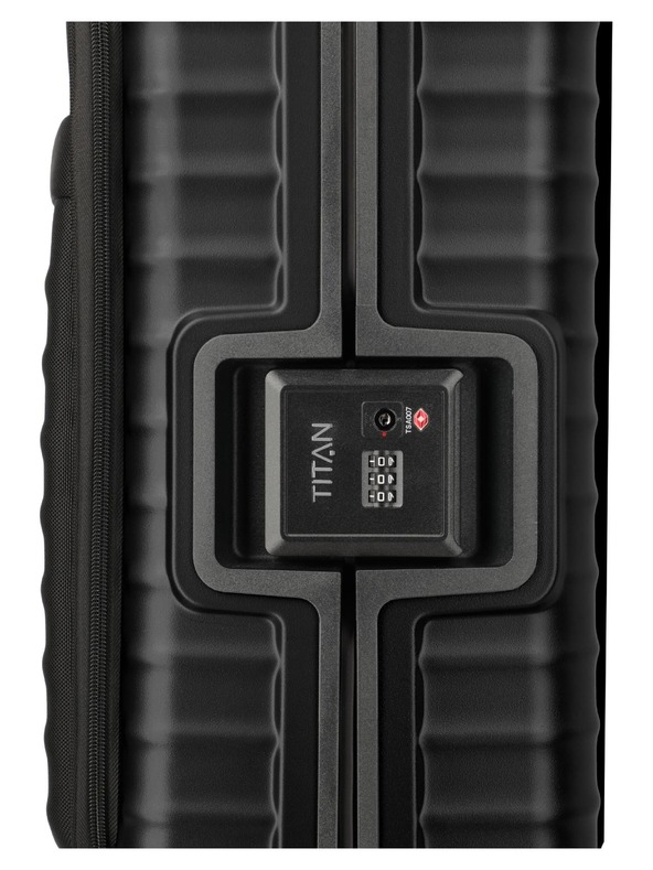 Titan Cestovný kufor Titan Overseas S Front pocket Nightshade black