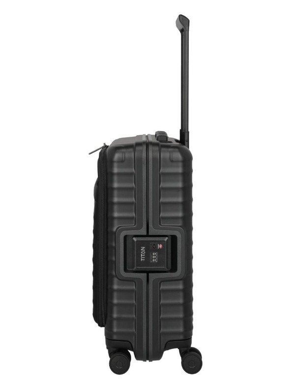 Titan Cestovný kufor Titan Overseas S Front pocket Nightshade black